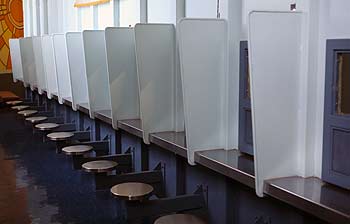 InmateVisitationRoom Inmate Visitation Room with windows and phone contact only