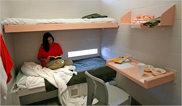 Girl Inmate in Cell